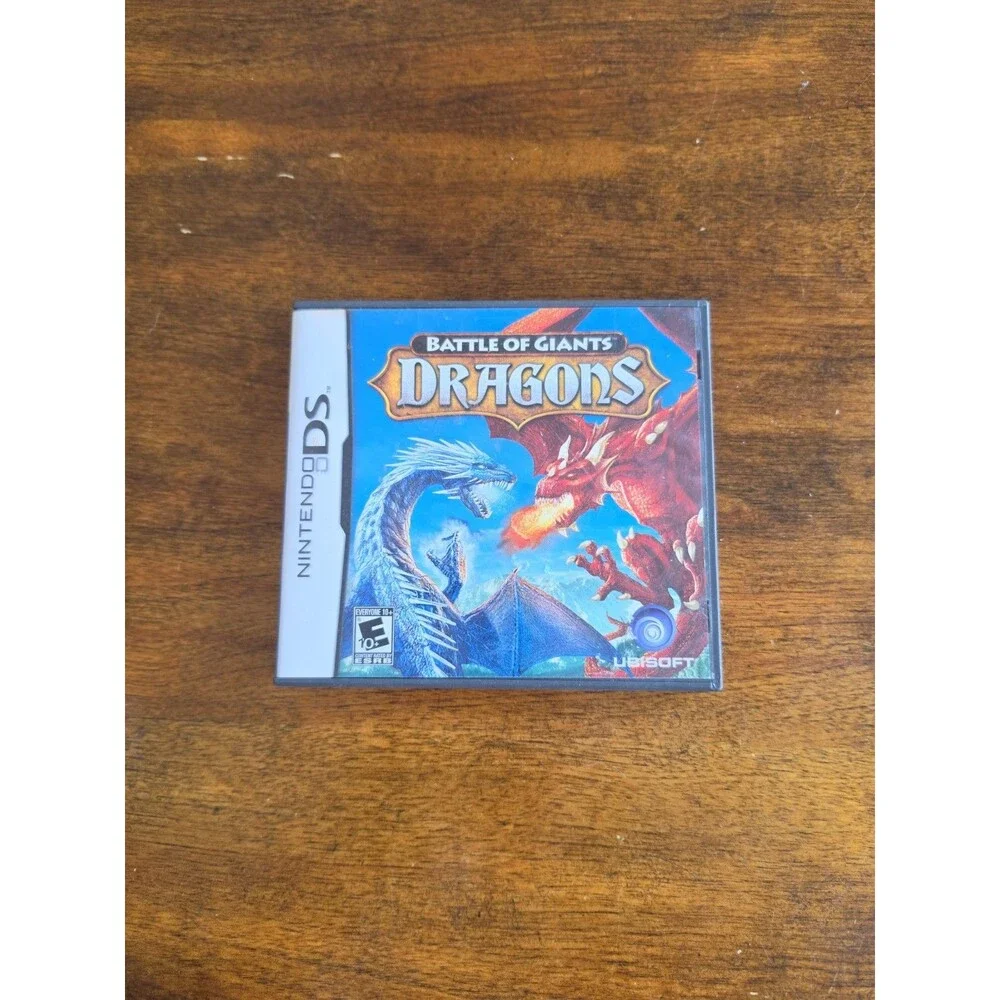 Battle of Giants Dragons Nintendo DS CASE & MANUAL ONLY No Game Ubisoft 2009